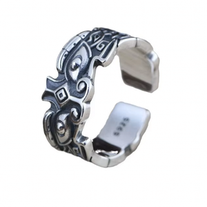 Anello BOCAI la Bestia che Attira la Ricchezza, Anello in Argento S925 per Uomo, Gioielli Hip-Hop Punk, Regalo di Natale, Porta Fortuna - Product Image 1