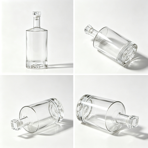 Bouteille à liqueur en verre à fond épais <span class=keywords><strong>de</strong></span> 500 ml, nouveauté, avec <span class=keywords><strong>bouchon</strong></span> en liège, options d'impression sérigraphique et <span class=keywords><strong>de</strong></span> gravure pour l'emballage <span class=keywords><strong>de</strong></span> la tequila - Product Image 6