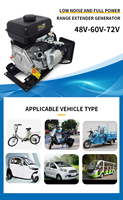 2kW 3kW 4kW 5kW Elektrofahrzeug-Reichweitenverlängerer Generator 84V 96V Dreirad Vierrad Automatisches Ausdauervorrichtung 48V 60V 72V DC