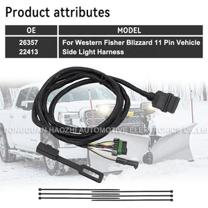 22413 26357สายไฟสำหรับยานยนต์11ขาสำหรับ26347แบบชาวตะวันตกฟิชเชอร์26377สายเคเบิลสำหรับเทรลเลอร์ - Product Image 2