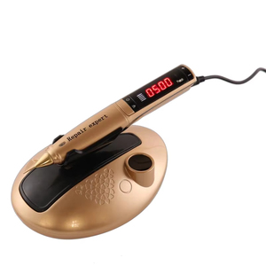 Appareil de raffermissement portable à plasma d'or pour le visage et le corps, élimination des cicatrices, taches et rides, usage domestique et spa, 6 embouts - Product Image 1