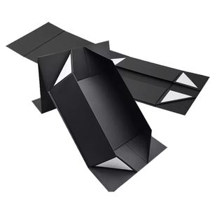 Custom logo Magnet Folding Paper Flat Packaging Box Luxurious Black <b>Magnetic</b> Closure Gift Box for Gift Packaging - Product Image 4