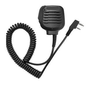 Micrófono de Altavoz de Alta Resistencia KMC-45 KMC-45D con Conector de 2 Pines, Micrófono de Altavoz Remoto para Radio Bidireccional TK-208 TK-240 TK-250 - Product Image 1
