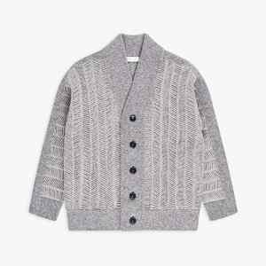 Autumn and Winter <b>Men's</b> <b>Cardigan</b> Sweater Coat Customized Wool Casual Fashion <b>Men's</b> <b>Knitted</b> <b>Cardigan</b> Sweater Coat - Product Image 1