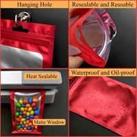 Sacs Ziplock en PE Imprimés sur Mesure, Film Arc-en-ciel, Design Holographique Laser, Imperméables, Impression Gravure pour Bijoux et Montres