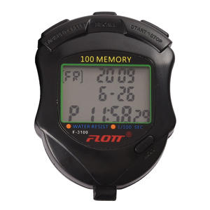 Trois rangées de 100 mémoire Chronomètre électronique Minuterie Track Training Running Watch - Product Image 4