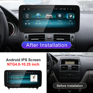 STWEI 2026 ชุดมัลติมีเดียไร้สายสำหรับรถยนต์ ระบบ Android AUTO CarPlay หน้าจอ 10.25 นิ้ว 12.3 นิ้ว สำหรับรถยนต์ Mercedes Benz W204 C Class - Product Image 3