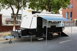 Caravane tout-terrain légère sur mesure Ecocampor Factory, maison de camping-car de 14,6 pieds, remorque de camping moderne, tente de camping pour les <span class=keywords><strong>voyages</strong></span> - Product Image 2