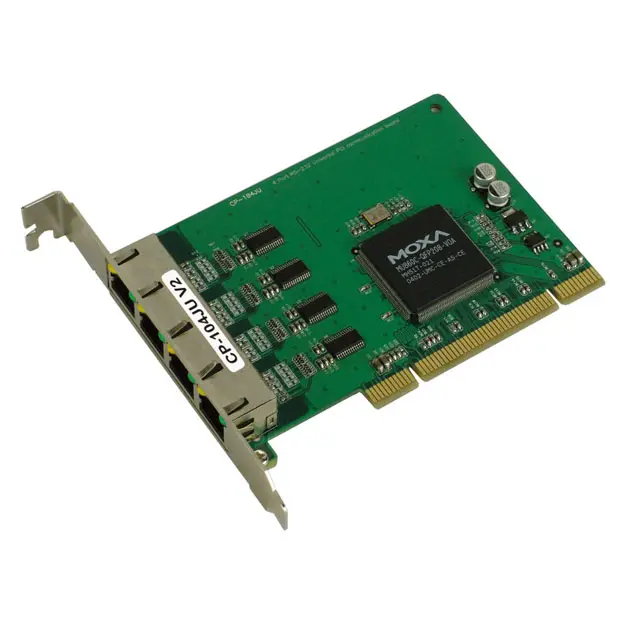 Moxa RS-232 4พอร์ตการ์ด PCI อนุกรมแบบสากลอัจฉริยะ CP-104UL/V2 CP-104UL 104JU