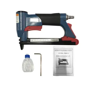 Diskon besar Stapler kawat halus portabel, Stapler 8016 pneumatik untuk 80 seri 8016 staples