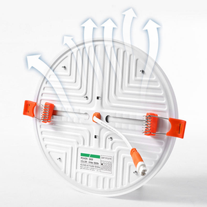 Cutout lỗ kích thước có thể điều chỉnh Frameless Vòng Downlight recessed vuông trần 9W 18W <span class=keywords><strong>Led</strong></span> bảng điều chỉnh ánh sáng - Product Image 4