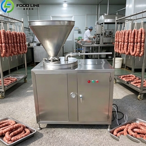 Entonnoirs à saucisses en acier inoxydable, machine automatique à saucisses, machine à faire des saucisses et des hot-dogs - Product Image 3