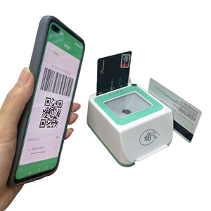 Thông minh NFC <span class=keywords><strong>USB</strong></span> không tiếp xúc đầu đọc thẻ hỗ trợ 1D 2D mã Scanner từ sọc IC chip 13.56MHz kiểm soát truy cập cho thẻ - Product Image 2
