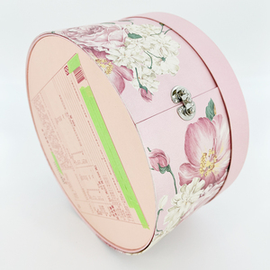 OEM ODM conception personnalisée é<span class=keywords><strong>l</strong></span>égante boîte de papier en carton boîte ronde double Cookie chocolat avec couvercle boîte de cadeau de style chinois - Product Image 4