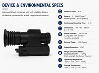 Sistema de Visión Nocturna Digital Profesional Montado en Casco, Estilo PVS-14, con WiFi Integrado, Sensor de 1 Pulgada, UVQ G14