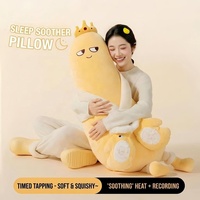 Oreiller en peluche personnalisé en forme de fruit, avec fonction d'enregistrement et compresse chaude, pour bébés et adultes