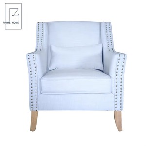 Cheaps Wholesale Club <strong>Chair</strong> Hamptons Style <strong>Duck</strong> <strong>Egg</strong> Blue Fabric Club <strong>Chair</strong> - Product Image 6