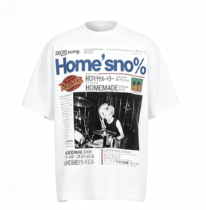 <span class=keywords><strong>T</strong></span>-<span class=keywords><strong>shirt</strong></span> da uomo <span class=keywords><strong>vintage</strong></span> lavata con grafica <span class=keywords><strong>rock</strong></span>, stampa con scritte giapponesi, vestibilità oversize, stile hip hop streetwear casual a maniche corte - Product Image 2