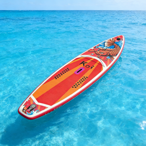 Planche de <span class=keywords><strong>paddle</strong></span> gonflable unique et durable à motif <span class=keywords><strong>Koi</strong></span>, technique Drop Stitch, en promotion, pour sports nautiques, vente en gros directe usine - Product Image 3