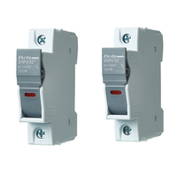 Fusibles de protection contre les surcharges ZHENGRONG en cuivre à haute capacité de coupure DC 1000V 32A pour systèmes solaires photovoltaïques certifiés CE