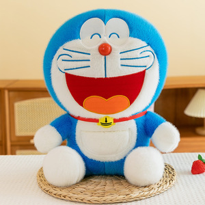 Cartoon Dingdang <b>Cat</b> <b>Plush</b> Toy Cute Doraemoned Children's Doll Large Blue Fatty Child Companion Gift Creative Smile Cute <b>Cats</b> - Product Image 3