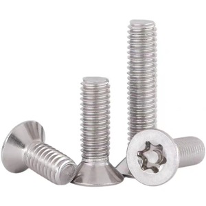 304 Stainless Steel Countersunk Torx Screws Metric A2-70 Class 8.8 With Pillar Standard Thread Sink Head - Product Image 2