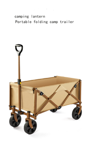 Chariot de camping pliable portable pour pique-nique et extérieur, chariot utilitaire, remorque de camping - Product Image 5