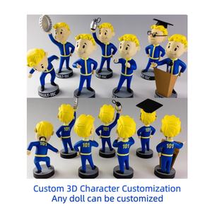 Modèle de jouet de dessin animé en PVC personnalisé pièce d'affichage Figurine de marionnette d'activité en ABS pour la collecte, la décoration et la promotion - Product Image 2