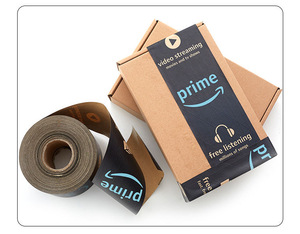 Индивидуальная биоразлагаемая упаковочная лента с логотипом Экологически чистая хрупкая упаковочная лента из крафт-бумаги с логотипом - Product Image 6