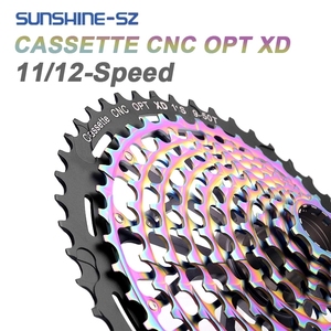 Piñón de Bicicleta SUNSHINE Flywheel 11s 12 Velocidades 9T 42T 46T 50T XD Cassette MTB, Piñón Libre para Bicicleta de Montaña ULD Rainbow - Product Image 3