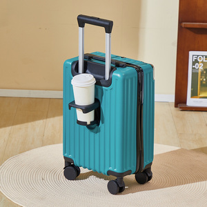 Maleta de Viaje Personalizada de 18 Pulgadas, ABS+PC, Unisex, Diseño de Dibujos Animados, Esquinas Metálicas Modernas, Ligera, Impermeable, con Ruedas Giratorias - Product Image 6