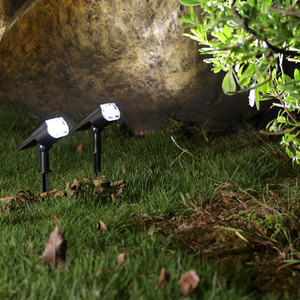 7 LED extérieur <span class=keywords><strong>solaire</strong></span> <span class=keywords><strong>jardin</strong></span> lumières réglable 2-en-1 IP65 étanche paysage projecteurs spots pour jardins et parcs - Product Image 4