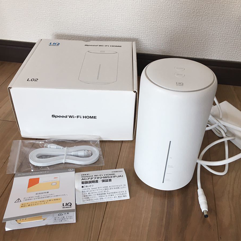 Speed Wi-Fi Home L02 - Dual-Band 4G Router with Sim Card