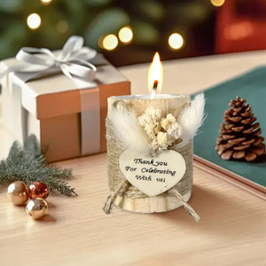 Bougeoirs et supports en bois artisanaux Pièces en bois décoratives pour la maison Bougies fantaisie pour la maison - Product Image 1