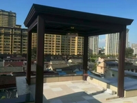 Pergola de luxe haut de gamme en alliage d'aluminium pour extérieur, imperméable, écologique, résistante aux intempéries, avec toit électrique réglable, gazebo de terrasse, garantie 7 ans