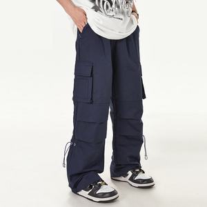 Pantalones Cargo para Hombre, Estilo Hip Hop Urbano, Talla Grande, Fabricación Personalizada OEM, con Múltiples Bolsillos (6 Bolsillos) - Product Image 1