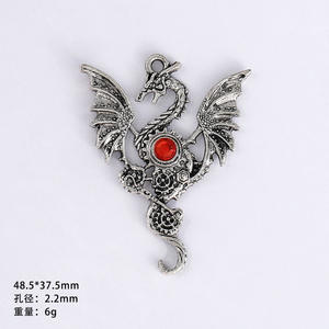 Dark Gothic Love <b>Charm</b> Pendant Necklace Alloy Punk DIY Handmade Materials Modern JC Brand - Product Image 5