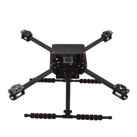 Kit de cadre en fibre de carbone pleine longueur F450 450 mm, 395 g, haute résistance, pour entraînement au vol de quadricoptère RC