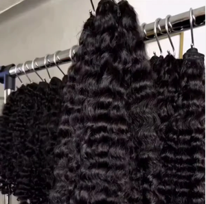 Dropshipping onbewerkt K-tip haarbundel dubbele weft rauw maagdelijk mensenhaar uit Cambodja Birma hoge kwaliteit Birmaans haar - Product Image 3