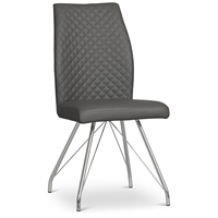 Chaise de salle à manger élégante en velours en forme de Z meubles de salle à manger chaises modernes pour chaises de salle à manger de cuisine