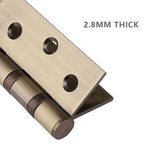 Charnière de porte en acier inoxydable robuste, ouverture à 270 degrés, silencieuse, pour portes en bois - Product Image 1