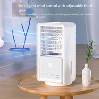 Mini climatiseur portable avec refroidisseur d'air évaporatif USB pour la maison et le bureau électrique et alimenté par batterie
