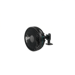 Ventilateur de voiture portable 8 pouces, 3 vitesses, rotatif, USB, à ventouse pour tableau de bord et fenêtre, ventilateur à clip pour siège arrière, pour SUV, camping-car, pick-up - Product Image 1
