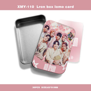 Enlace Total |   Caja de Metal Kpop con 30 Tarjetas Lomo Impresas en Alta Definición de Corea, Stray Kids/Baby Monster/Twice, Manualidades de Papel - Product Image 6
