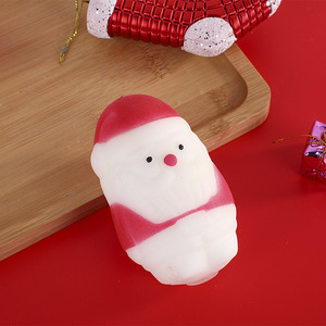 2025 Custom Design Santa Snow Man Stress <b>Ball</b> Promotional <b>Squeeze</b> Antistress Santa Snow Man Toys - Product Image 1