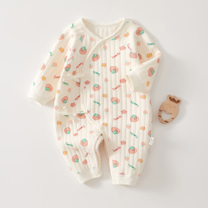 Body para bebé de algodón tejido, cálido y grueso, de 0 a 3 meses, para otoño e invierno, talla 52, categoría A - Product Image 1