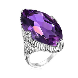 Luxury Marquise <b>Statement</b> <b>Ring</b> for Women Fashion Finger Jewelry - Product Image 1