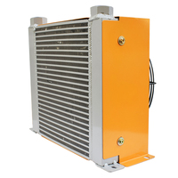 Refroidisseur d'huile hydraulique à ailettes en aluminium moulé par injection CNC pour chariot élévateur, ventilateur 380V, radiateur d'huile refroidi par air 150L, échangeur de chaleur