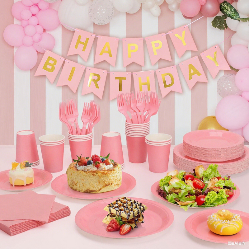Hot Selling Disposable Tableware Solid Color