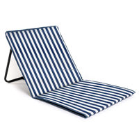 Chaise inclinable d'extérieur en polyester réglable, pliable et portable, légère, pour le jardin et les loisirs